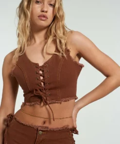 The Ragged Priest Milk It Native Lace Front Top NEW ARRIVALS