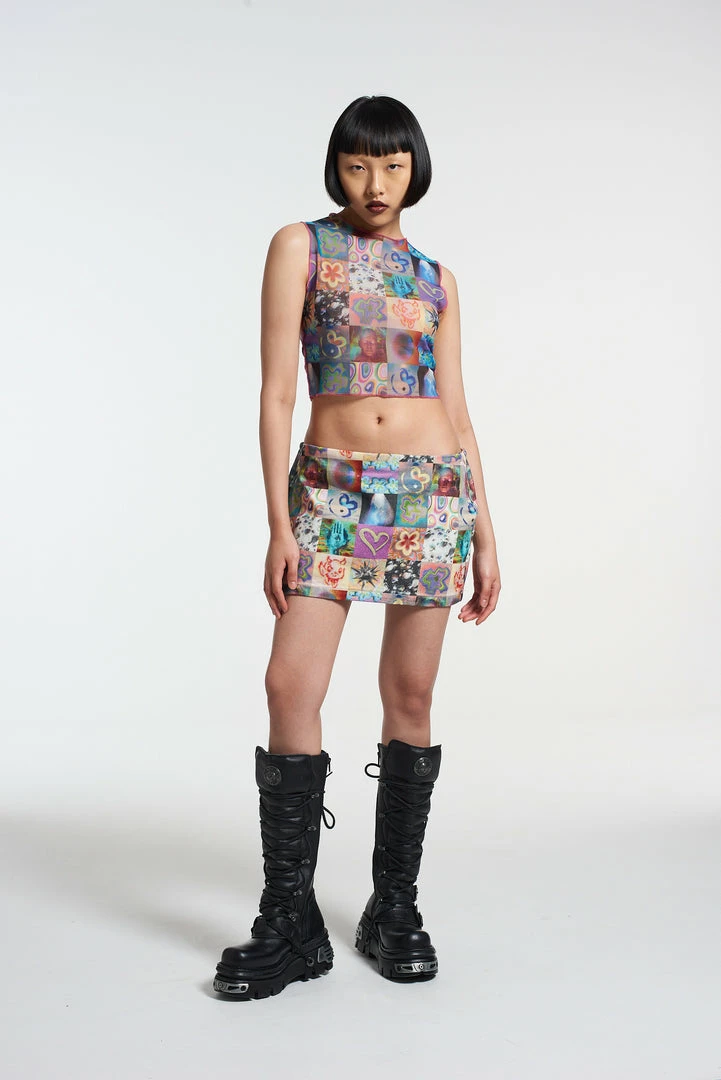 The Ragged Priest Flashback Mesh Top NEW ARRIVALS 2 The Ragged Priest Flashback Mesh Top NEW ARRIVALS