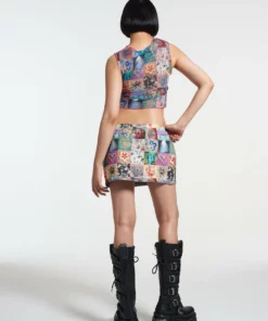 The Ragged Priest Montage Mini Skirt 14 The Ragged Priest Montage Mini Skirt