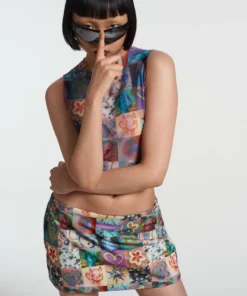 The Ragged Priest Montage Mini Skirt 12 The Ragged Priest Montage Mini Skirt