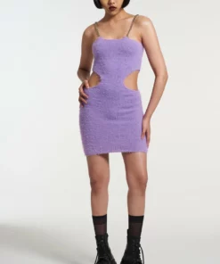 The Ragged Priest Venus Fluffy Mini Dress