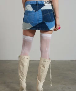 The Ragged Priest Micro Patchwork Mini Skirt WOMEN'S