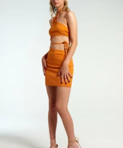 The Ragged Priest Milk It Sol Halter Neck Mini Dress NEW ARRIVALS