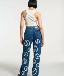 The Ragged Priest Peace Printed Dad Jean