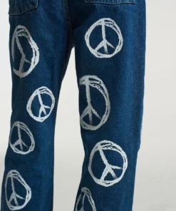 The Ragged Priest Peace Printed Dad Jean