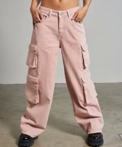 The Ragged Priest Combat Release Jean - Pink