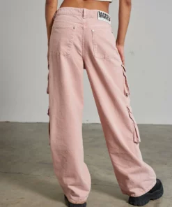 The Ragged Priest Combat Release Jean - Pink