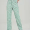 The Ragged Priest Wave Jean - Pink & Green