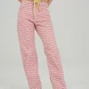 The Ragged Priest WOMEN'S Wave Jean - Pink & White
