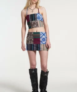 The Ragged Priest Sabotage Patchwork Vest NEW ARRIVALS