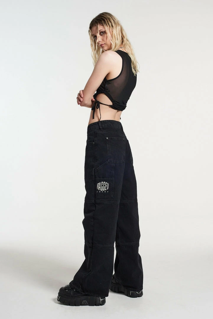 The Ragged Priest NEW ARRIVALS Rider Cargo Release Jean Charcoal 4 The Ragged Priest NEW ARRIVALS Rider Cargo Release Jean Charcoal