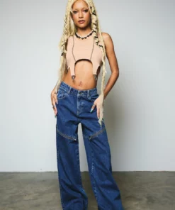 The Ragged Priest Clone Vest - Beige WOMEN'S