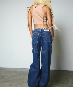 The Ragged Priest Clone Vest - Beige WOMEN'S