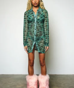 The Ragged Priest WOMEN'S Vocal Mesh Shirt Dress