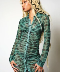 The Ragged Priest WOMEN'S Vocal Mesh Shirt Dress