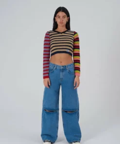 The Ragged Priest WOMEN'S Release Jean - Knee Cut