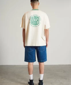 The Ragged Priest Racer Denim Shorts