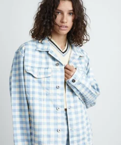 The Ragged Priest Kickers Classics Gingham Denim Jacket WOMEN'S