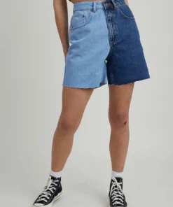 The Ragged Priest Half & Half Short - Blue HOLIDAY SHOP