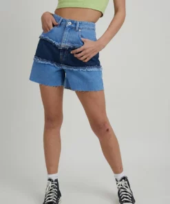 The Ragged Priest WOMEN'S Infringement Short - Blue