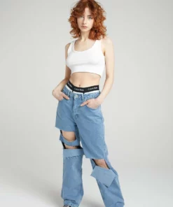 The Ragged Priest Awaken Jean - Light Blue WOMEN'S