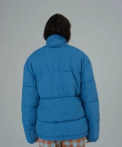 The Ragged Priest Kickers Classics Blue Denim Puffer WOMEN'S