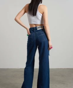 The Ragged Priest Rubic Baggy Jean Blue WOMEN'S