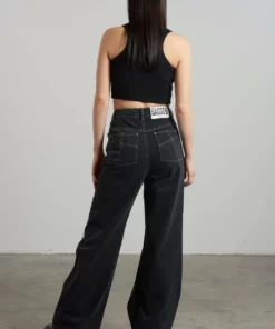 The Ragged Priest WOMEN'S Rubic Baggy Jean Charcoal