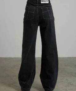 The Ragged Priest WOMEN'S Rubic Baggy Jean Charcoal