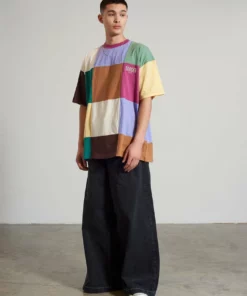 The Ragged Priest Ragged Colour Block Short Sleeve Tee NEW ARRIVALS