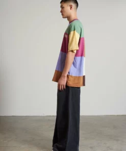The Ragged Priest Ragged Colour Block Short Sleeve Tee NEW ARRIVALS