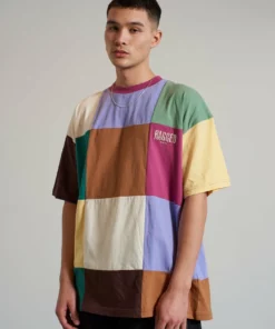 The Ragged Priest Ragged Colour Block Short Sleeve Tee NEW ARRIVALS