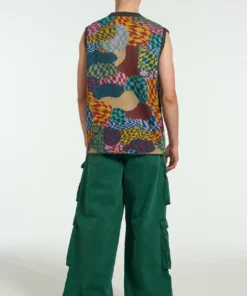 The Ragged Priest Waved Knit Vest