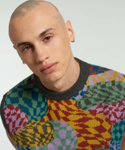 The Ragged Priest Waved Knit Vest