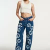 The Ragged Priest Peace Printed Dad Jean