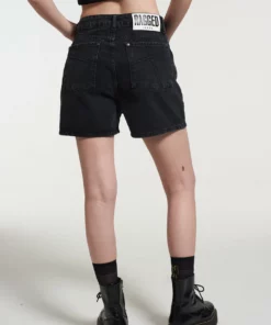 The Ragged Priest NEW ARRIVALS Yin Yang Shorts Charcoal
