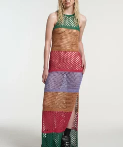 The Ragged Priest Celestial Knit Maxi Dress