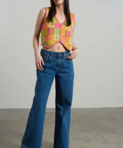 The Ragged Priest WOMEN'S Smartie Button Down Vest