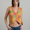 The Ragged Priest WOMEN'S Smartie Button Down Vest