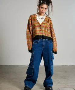 The Ragged Priest Combat Release Jean - Blue WOMEN'S