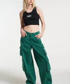 The Ragged Priest NEW ARRIVALS Combat Release Jean - Green