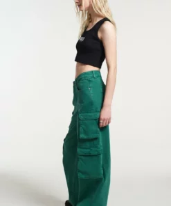 The Ragged Priest NEW ARRIVALS Combat Release Jean - Green