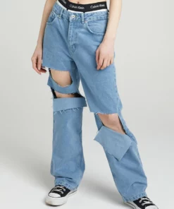 The Ragged Priest Awaken Jean - Light Blue WOMEN'S