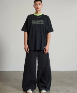 The Ragged Priest Ragged Short Sleeve Black Tee