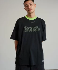 The Ragged Priest Ragged Short Sleeve Black Tee