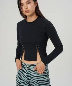 The Ragged Priest Milk It Split Top WOMEN'S