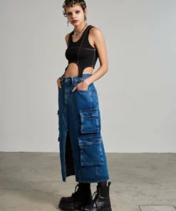 The Ragged Priest WOMEN'S Clone Vest - Black