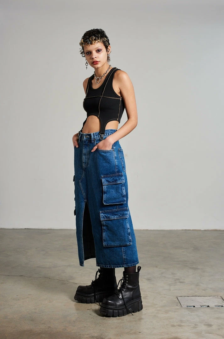 The Ragged Priest WOMEN'S Clone Vest - Black 2 The Ragged Priest WOMEN'S Clone Vest - Black