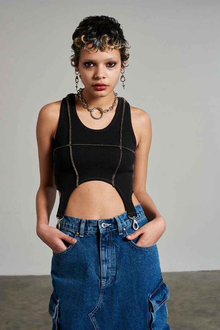 The Ragged Priest WOMEN'S Clone Vest - Black 5 The Ragged Priest WOMEN'S Clone Vest - Black