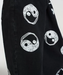 The Ragged Priest Yin Yang Printed Release Jean Charcoal NEW ARRIVALS